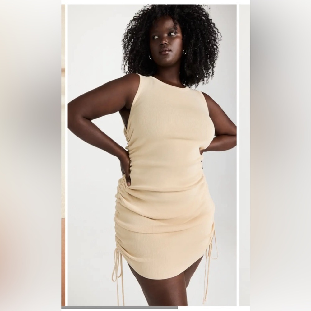 NWT Lioness Military Minds Mini Dress in Ecru